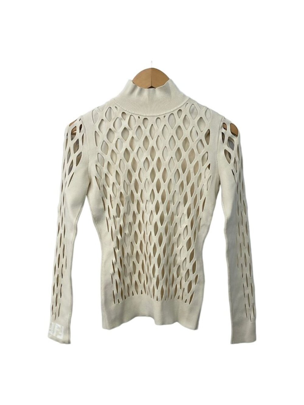 Fendi Long Sleeve Sweater Ivory